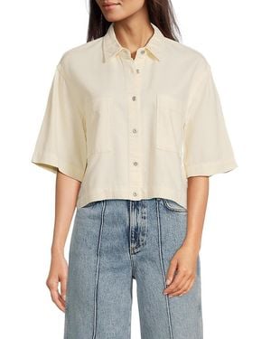 Rag & Bone Lenna Ultra Featherweight Shirt - White