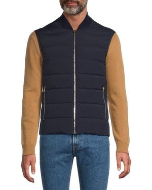 Paul Smith Hybrid Down Vest - Blue