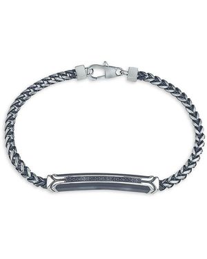 Esquire Ip Stainless Steel & 0.1 Tcw Diamond Chain Bracelet - Metallic