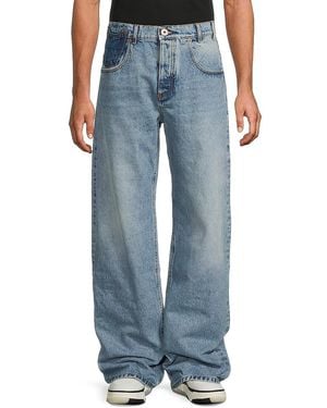 Balmain Wide-leg Jeans - Blue