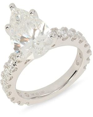 Badgley Mischka 14K & 5.Tcw Lab Grown Diamond Ring - White