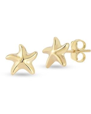Saks Fifth Avenue 14K Stud Earrings - Metallic