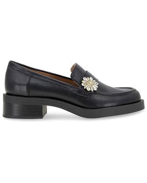 BCBGeneration Colin Brooch Embellished Loafers - Black