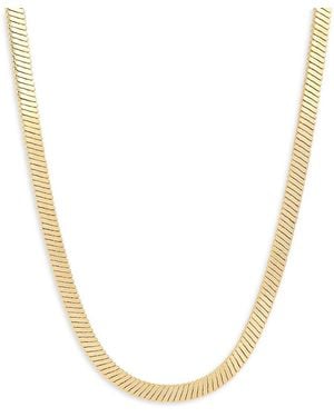 Saks Fifth Avenue 14K Snake Chain Necklace - Metallic