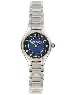 Raymond Weil Noemia 24Mm Stainless Steel & 0.058 Tcw Diamond Bracelet Watch - Blue