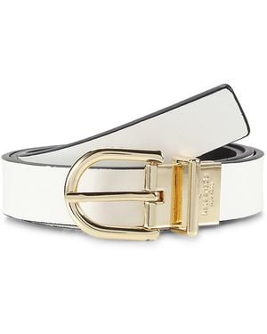 Kate Spade Reversible Leather Belt - Metallic