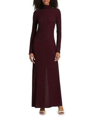 Rag & Bone Lilith Turtleneck Maxi Dress - Purple