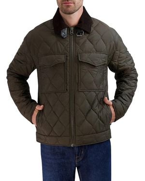 Cole Haan Diamond Quilted Jacket - Black