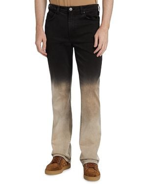 Monfrere Clint Dip-Dyed Boot-Cut Jeans - Black