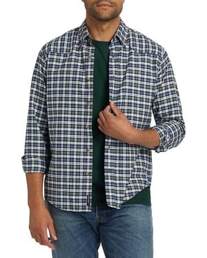 Noah Western Oxford Button-Down Shirt - Grey