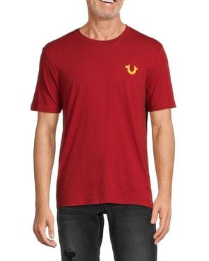 True Religion Logo Graphic Tee - Red