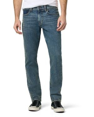 Hudson Jeans Slim Straight-Leg Blake Contrast Jeans - Blue