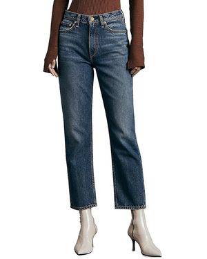 Rag & Bone Wren Ankle-Crop Jeans - Blue