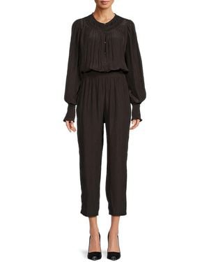 Ramy Brook Carina Blouson Sleeve Jumpsuit - Black