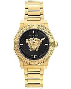 Versace Medusa Deco Ip Goldtone Stainless Steel Bracelet Watch/38Mm - Metallic