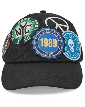 DKNY Denim Patch Baseball Cap - Blue