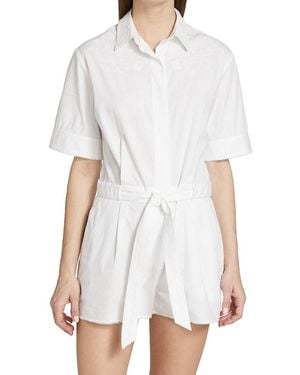 Rag & Bone Surplus Belted Romper - White