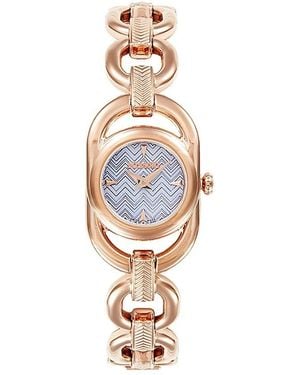 Missoni Gioiello Chain Rose Goldtone Stainless Steel Bracelet Watch/22.8Mm - White