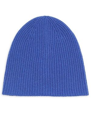 Saks Fifth Avenue Ribbed Cashmere Beanie - Pink