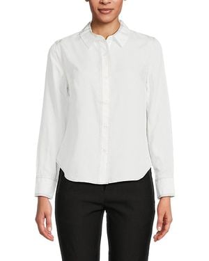 ecru Point Collar Shirt - White