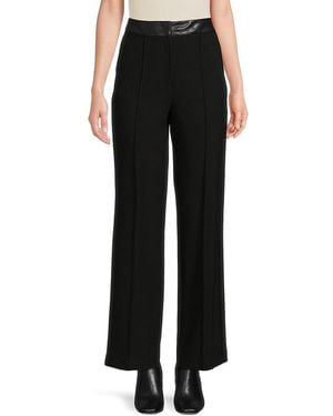 Calvin Klein Straight Leg Trousers - Black