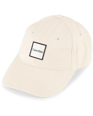 Calvin Klein Logo Baseball Cap - Natural