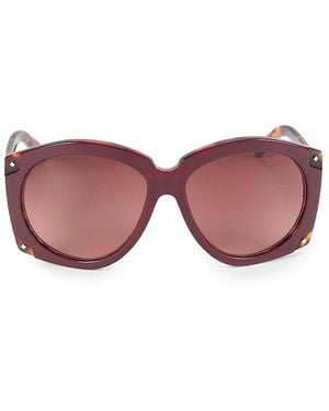 MCM 61Mm Gradient Lens Oversized Cat-Eye Sunglasses - Pink