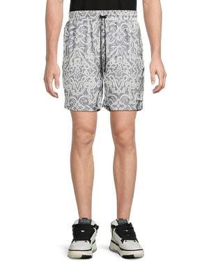 RTA Printed Shorts - Grey