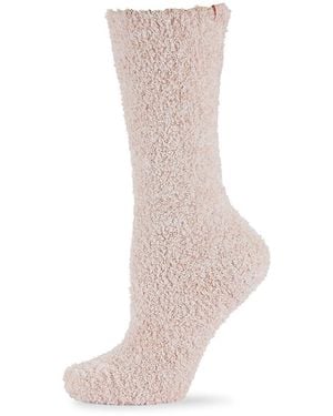 Barefoot Dreams Cozychic Heathered Socks - Natural