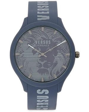 Versus Domus Silicone Watch/44Mm - Blue