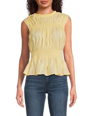 Joe's Jeans Voile Cotton Top - Blue