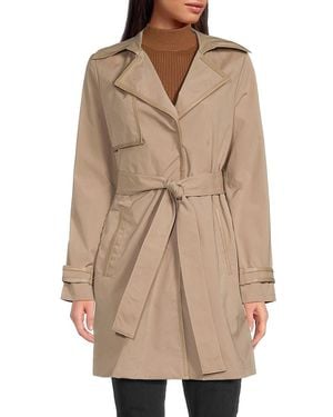 Guess Helen Belted Trench Coat - Natural