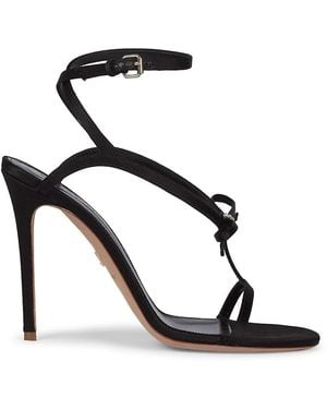 Giambattista Valli Silk Satin Sandals - Black