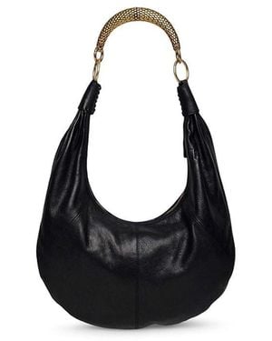 Walter Baker Jane Leather Hobo Bag - Black