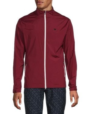 J.Lindeberg J. Lindeberg Ash Lightweight Packable Track Jacket - Red