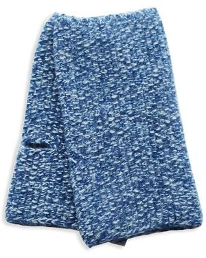 Portolano Cashmere Arm Warmers - Blue