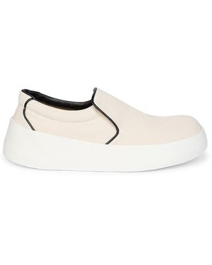 JW Anderson Canvas Slip-On Sneakers - Natural