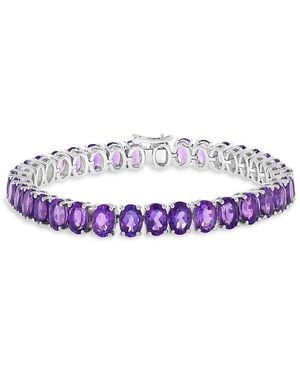 Effy ENY Sterling & Amethyst Tennis Bracelet - Purple