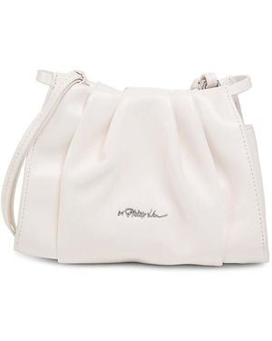 3.1 Phillip Lim Mini Logo Leather Crossbody Bag - Natural