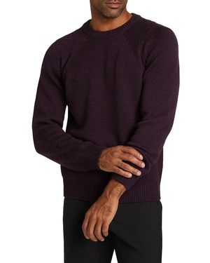 Saks Fifth Avenue Wool Raglan-Sleeve Sweater - Blue
