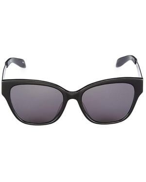 McQueen Signature 56Mm Cat-Eye Sunglasses - Grey