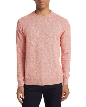 Saks Fifth Avenue Collection Cotton-Blend Crewneck Sweater - Pink