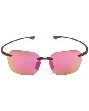 Maui Jim 50Mm Rimless Sunglasses - Pink