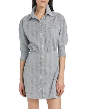 Twp Devon Mini Shirtdress - Gray