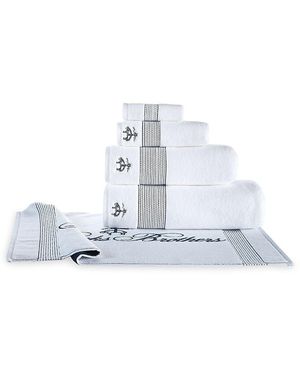 Brooks Brothers 4-piece Turkish Cotton Hand Towel Set - White