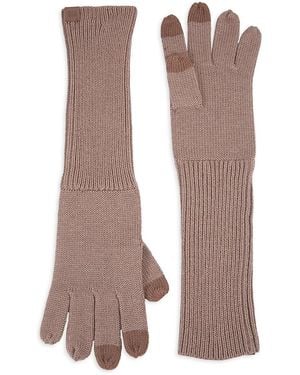 UGG Wool Blend Long Gloves - Brown