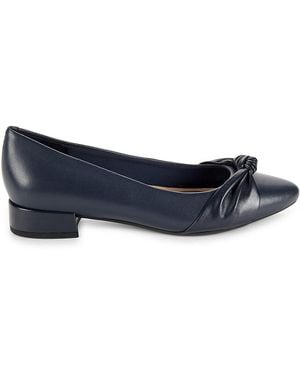 Easy Spirit Secaster Pewter 25mm Knot Court Shoes - Blue