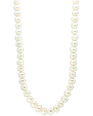 Effy 14K 8-9Mm Freshwater Pearl Strand Necklace - White
