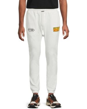 RTA Logo Cotton Sweatpants - White