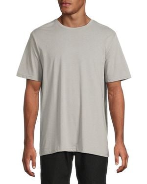 Saks Fifth Avenue Triblend Short Sleeve Crewneck T-Shirt - Blue